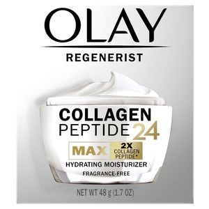 Olay Regenerist Collagen Peptide 24 MAX Face Moisturizer, Fragrance Free, 1.7 oz